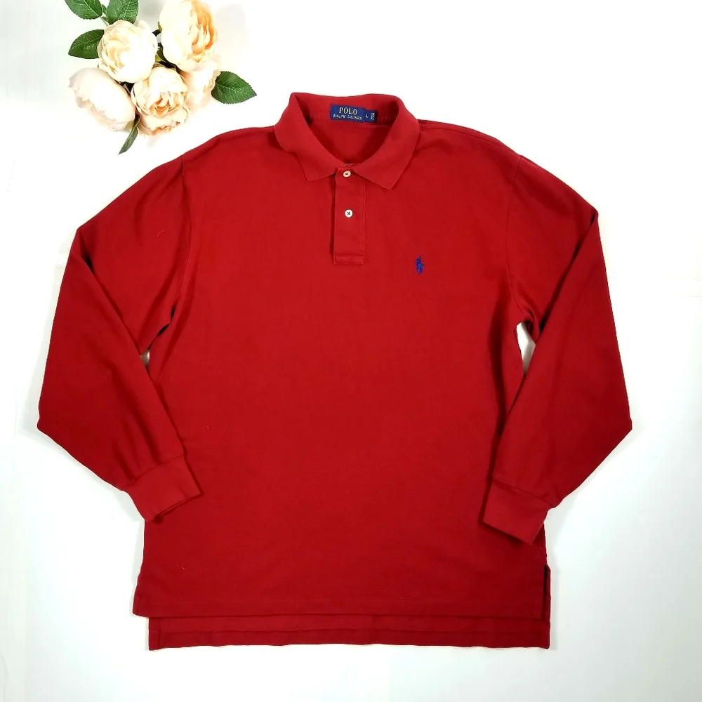 Polo Ralph Lauren Men's Long Sleeve Shirt Size Large 10 0505